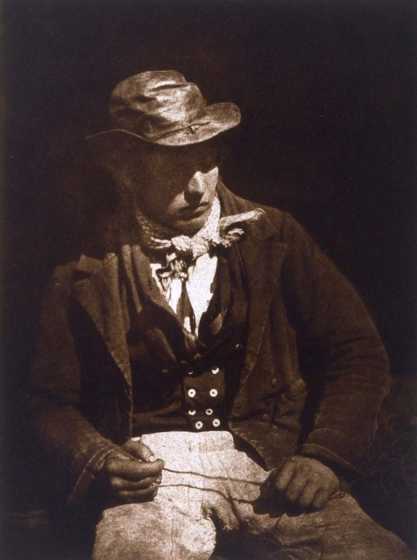 Newhaven Fisher Lad (mending the line)