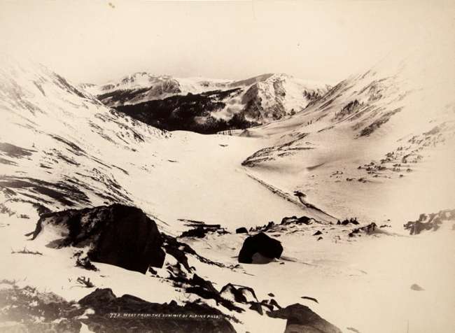 West from the Summit of Alpine Pass