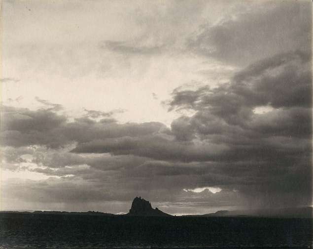 Shiprock with Storm