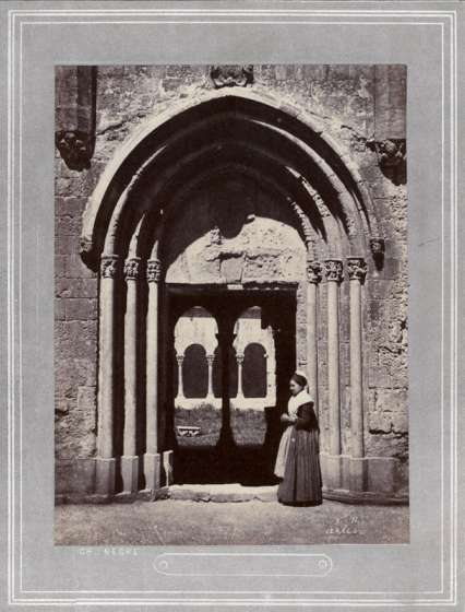 Arlesienne at the Entrance of the Cloisters of St. Trophime