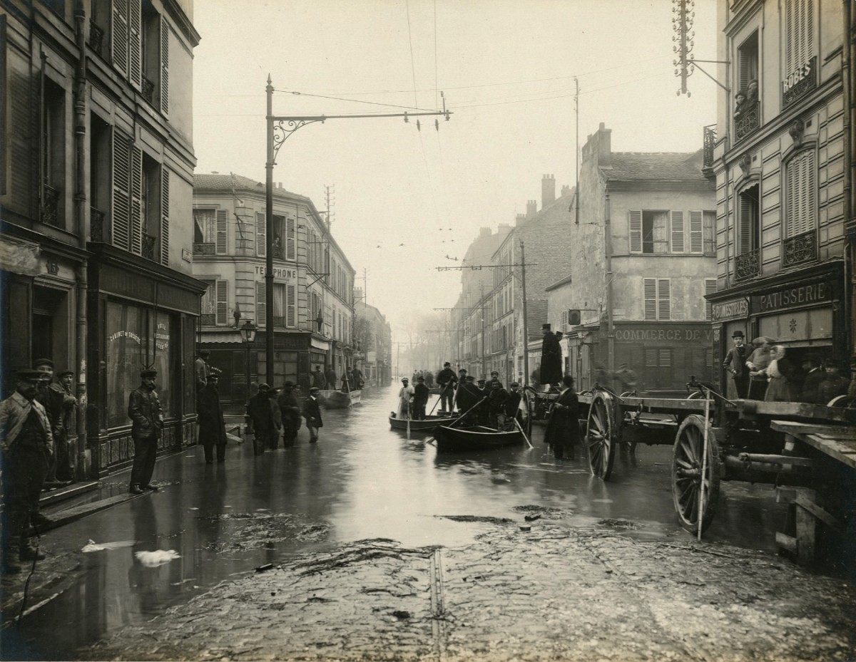 Paris Flood, Ivry, Rue de la Mairie