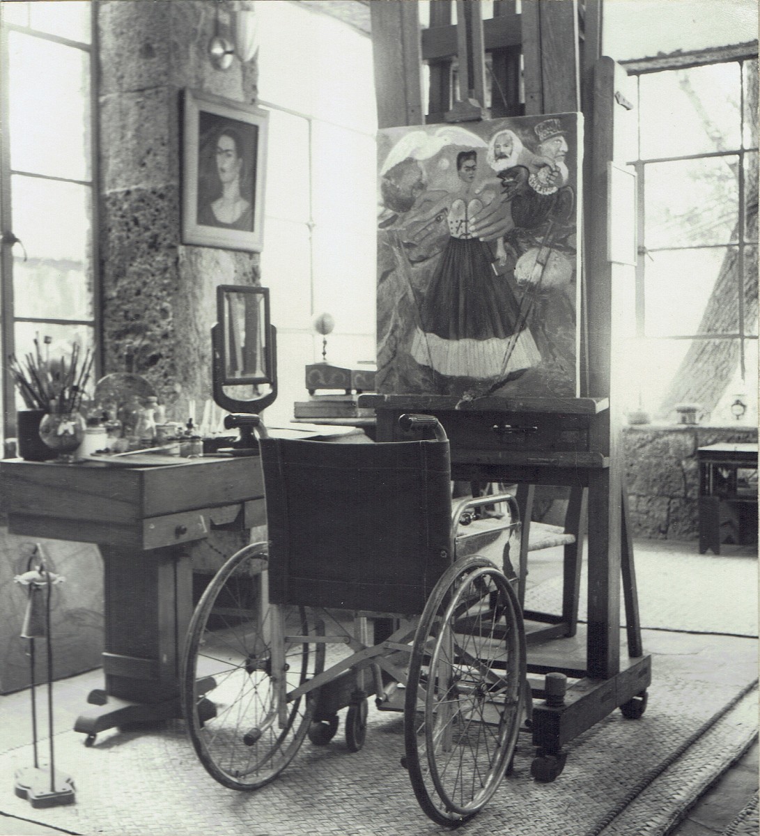 Museo Frida Kahlo, Coyoacan, calle Londres, por 1960