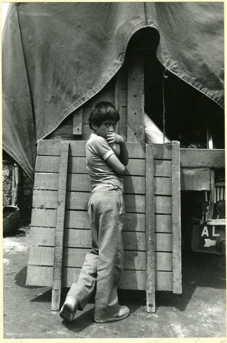 Untitled (Boy leaning)