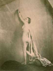 Nude with Arms Up Against Wall