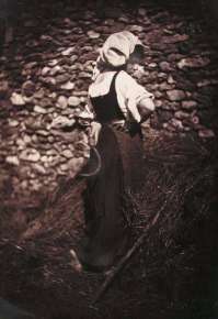 Female Peasant in Profile, with Scythe