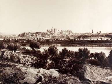 View of Avignon from Villeneuve