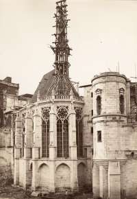 Chateau de St.-Germain-en-laye, Façade exterieur sud, Chapelle
