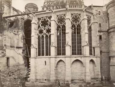 Chateau de St.-Germain-en-laye, Façade exterieur sud, Chapelles du XIIIem siécle