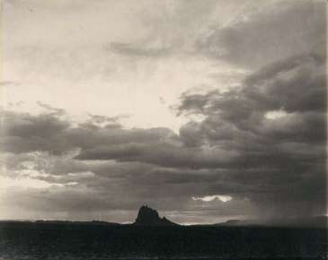Shiprock with Storm