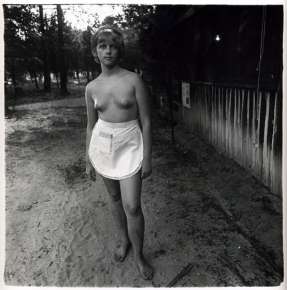 Waitress at a Nudist Camp