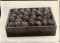 A box of sprouted seed potatoes ready for planting